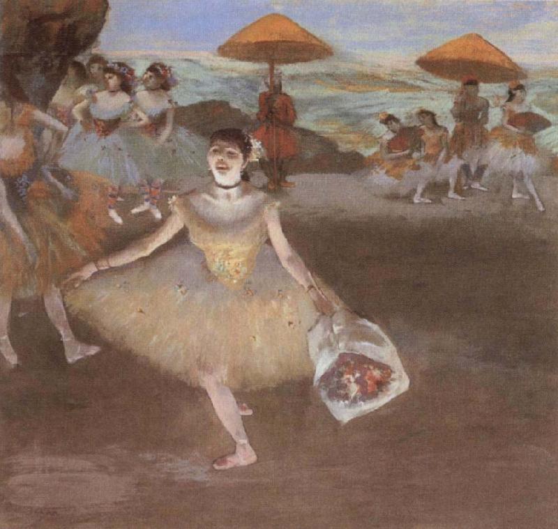 Edgar Degas Dancer with Bouquet France oil painting art